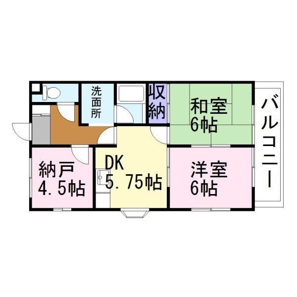 ケスハイツ一色の間取り