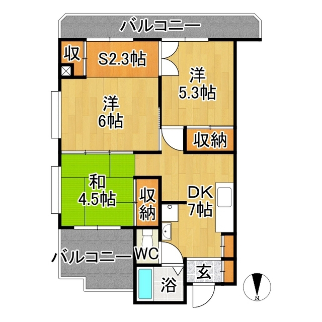 マンション瑞凰の間取り