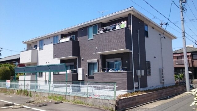名古屋市中川区野田のアパートの建物外観