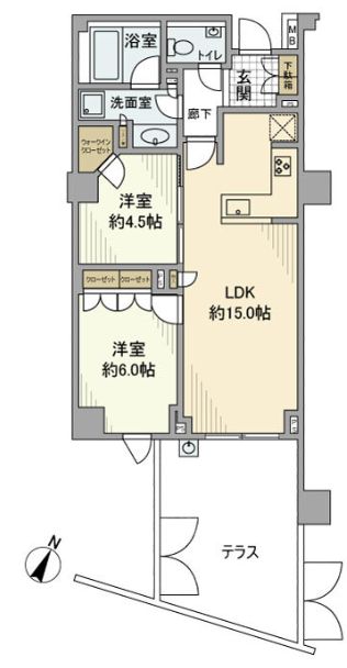 グランドメゾン桜新町の間取り