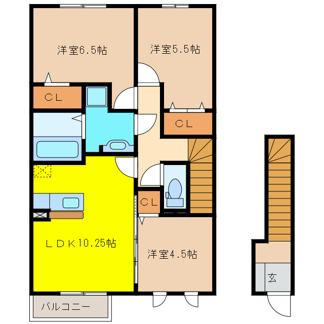 グランコートの間取り