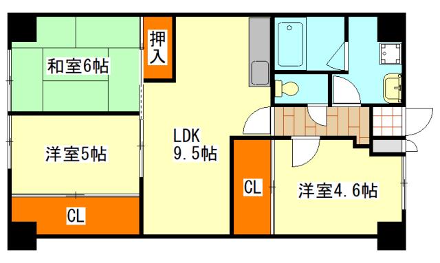 東洋レジデンス鷹の巣の間取り