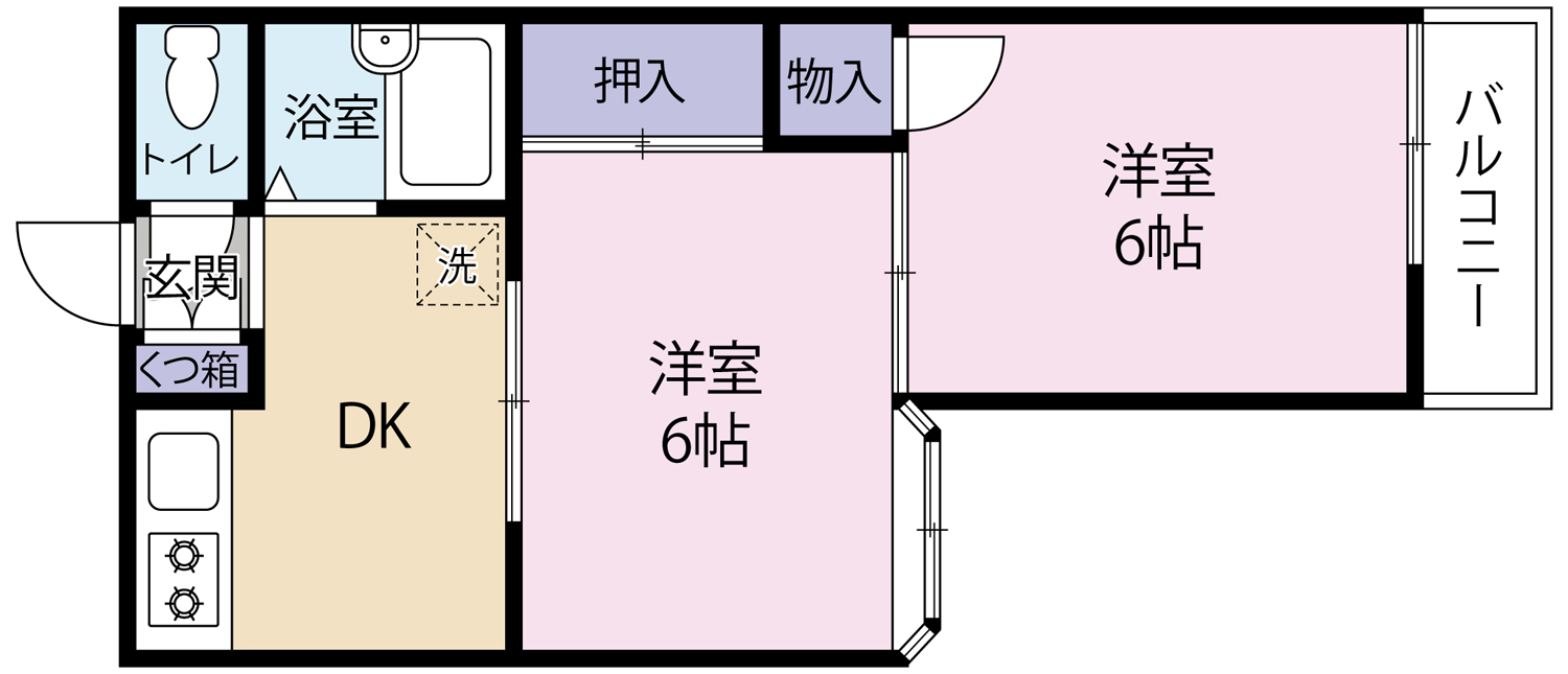 コーポフクヤマ_間取り_0