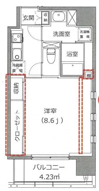 Ohanaみなとみらいの間取り