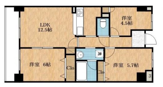 ブライトンコートの間取り