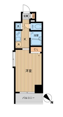 千代田区東神田のマンションの間取り