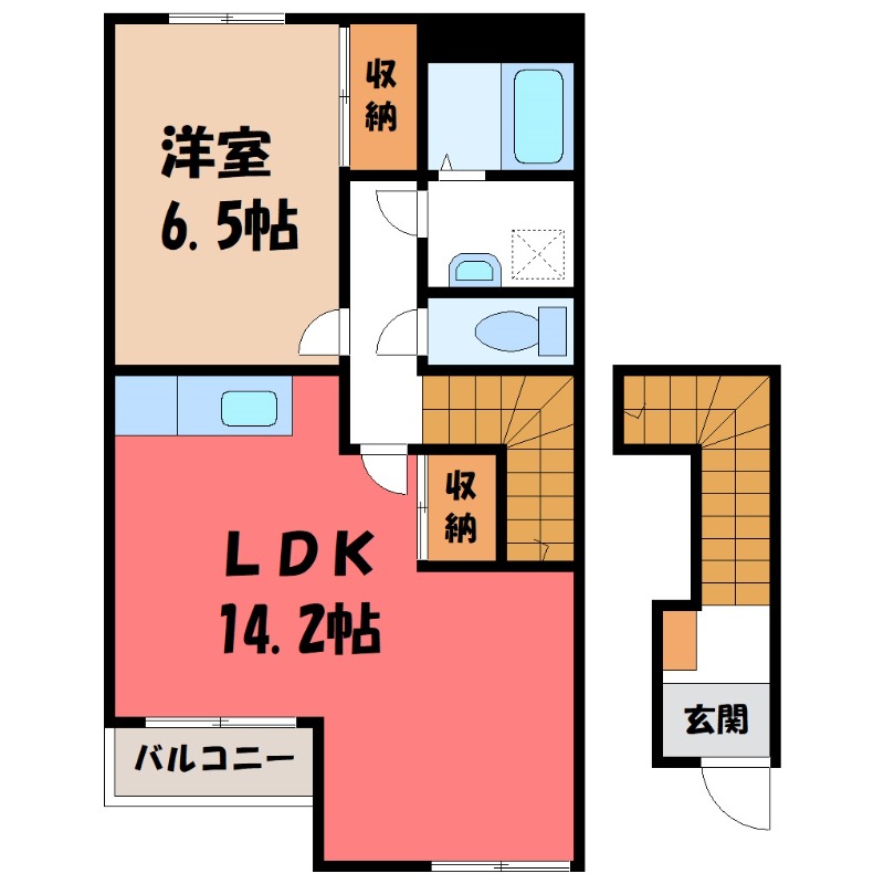 サンヴィレッジ Iの間取り