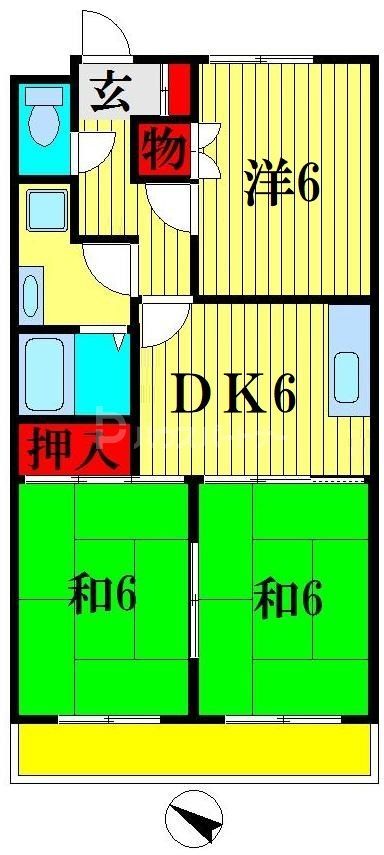 原第５マンションの間取り