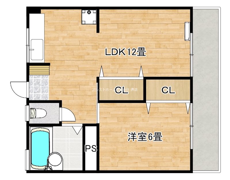 大朋マンションの間取り