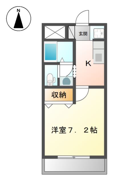 サンシャイン柳の間取り