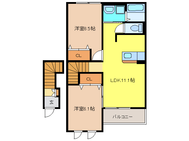 アムールの間取り