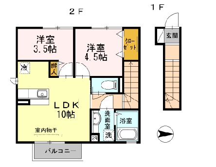 ヴァン・カルチェの間取り