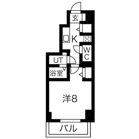 ファステート名古屋駅前アルティスの間取り