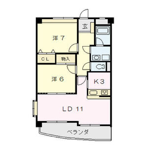 クレジュール東山の間取り