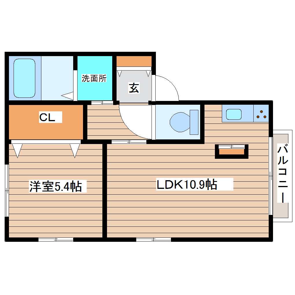 セフィラ仙台東の間取り