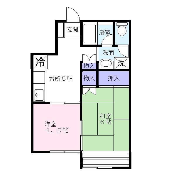 トリエールもとまちの間取り