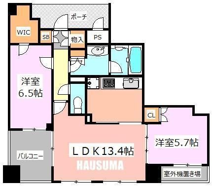 エスティメゾン巣鴨の間取り