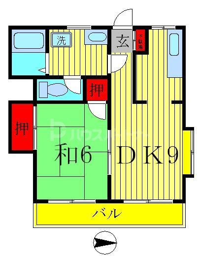 ＦＬＡＴ東深井の間取り