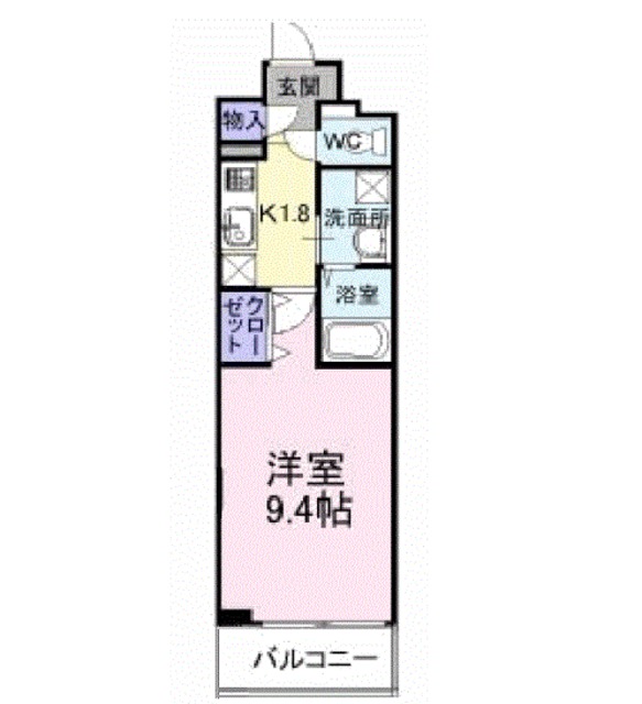 堺市堺区西湊町のマンションの間取り