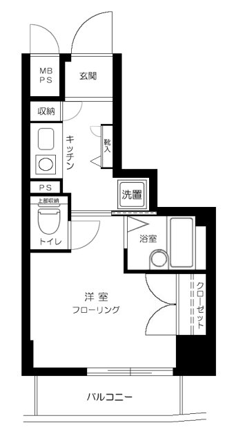 エクセリア白金高輪の間取り