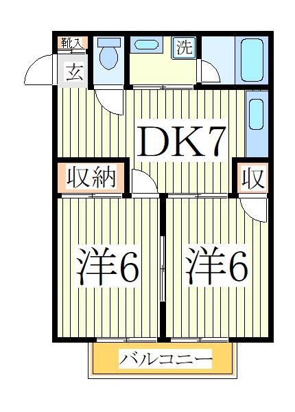 ヒルズルネッサンスの間取り