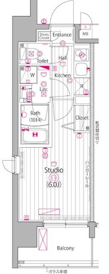 ガーラ・ステーション横濱阪東橋の間取り