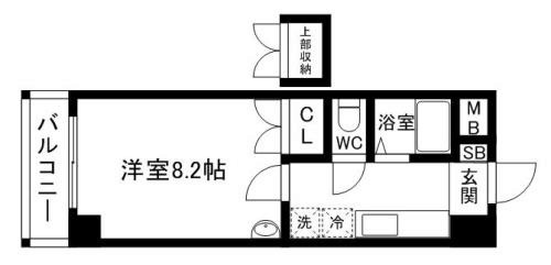 ロイヤル天神南の間取り