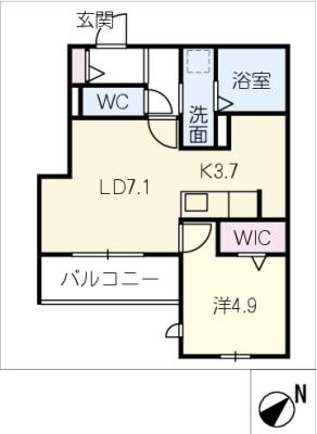 仮）セレーノ枇杷島の間取り