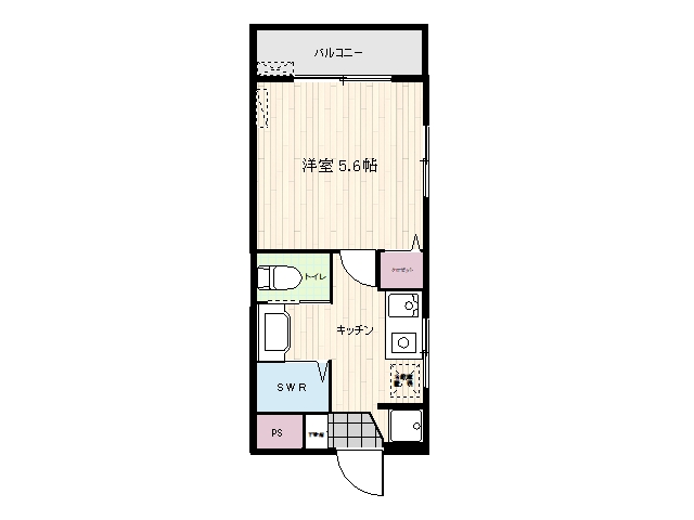 第１２増尾ビル　A棟　（北坂戸学生会館）の間取り