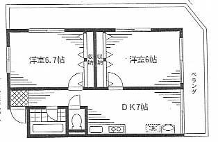 エバーグリーンマンションの間取り