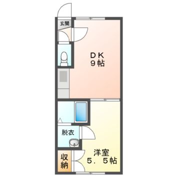 Ｍハイツ宮の森３の間取り