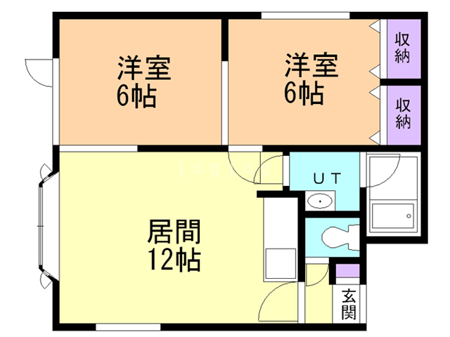 希望第２コーポの間取り