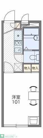 鎌倉市津西のアパートの間取り