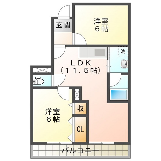 ラ・トゥールの間取り