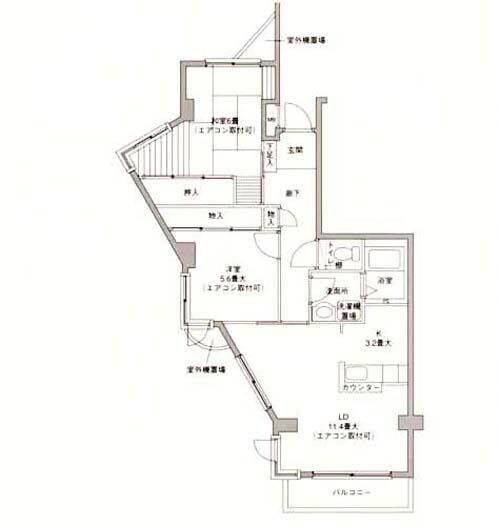 シェ・ノートフ桑原台の間取り