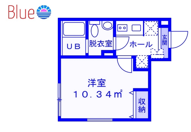 平塚市明石町のアパートの間取り