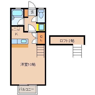 エレガンス天満の間取り