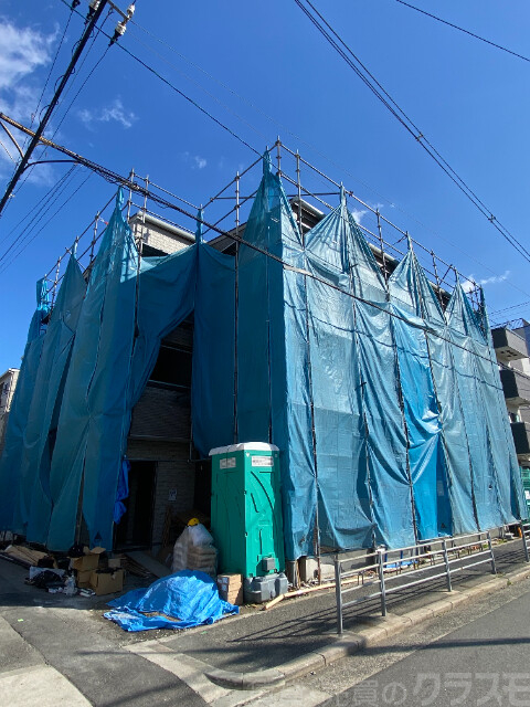 【大阪市住之江区北加賀屋のアパートの建物外観】