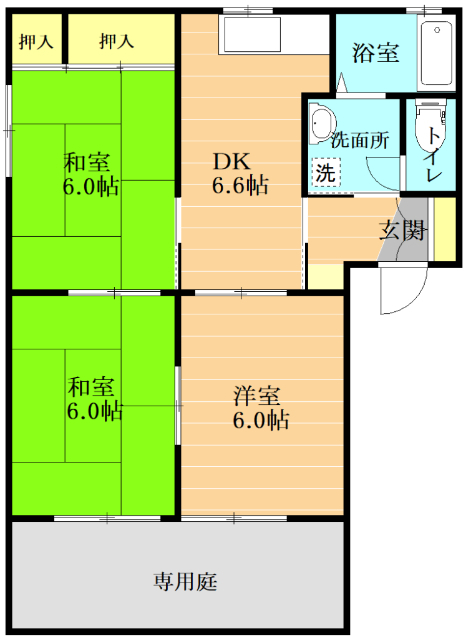 フォーレス梅木の間取り