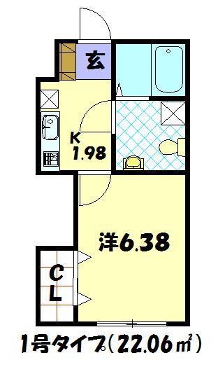 アミティ西坂の間取り