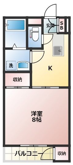 グリーンシティ1113の間取り