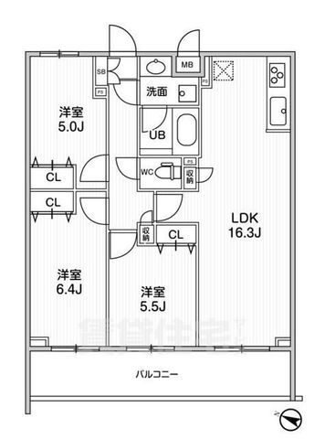 LIME RESIDENCE HIKIFUNEの間取り