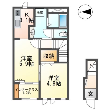 エールコートの間取り