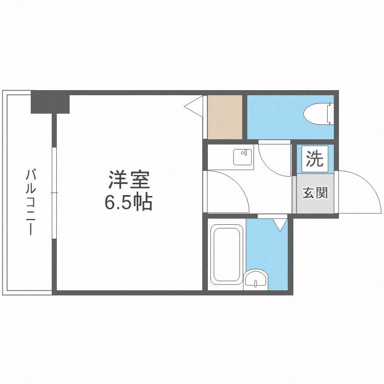 ダイナコートエスタディオ西新南の間取り