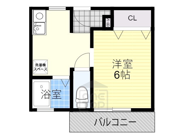 茨木市大住町のアパートの間取り