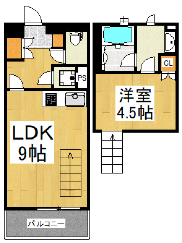 プライムアーバン久米川の間取り