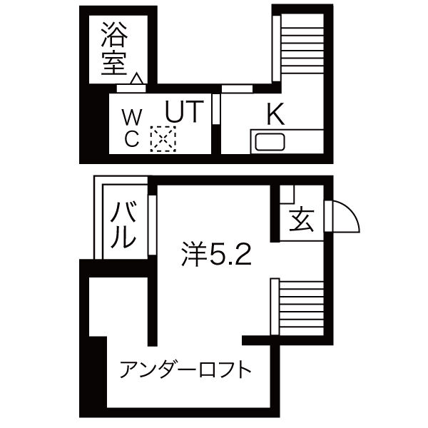 Alba港栄の間取り