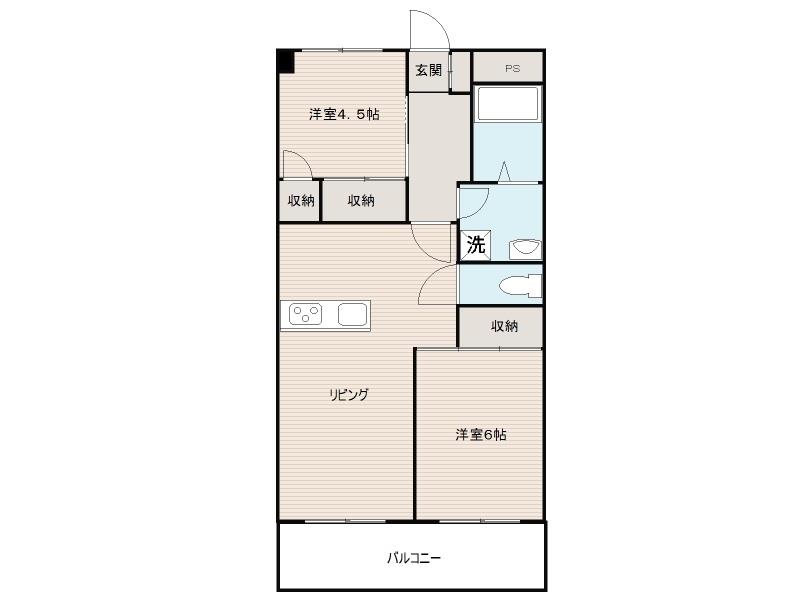 青山ハイツの間取り