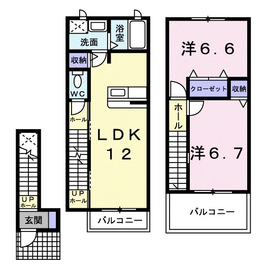 ファミールの間取り