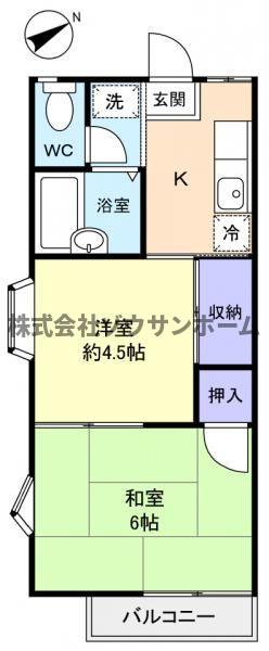 ヒルトップ豊栄の間取り